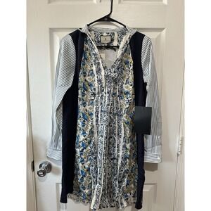 Tuckernuck Goldenrod Chintz Stripe Benji Dress xs